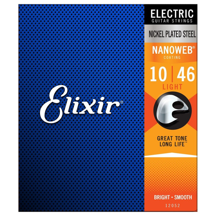 Elixir - Electric Nanoweb Light Strings 10 - 46 - Guitar Warehouse