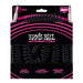Ernie Ball Coil Cable SS 30ft - Black - Guitar Warehouse