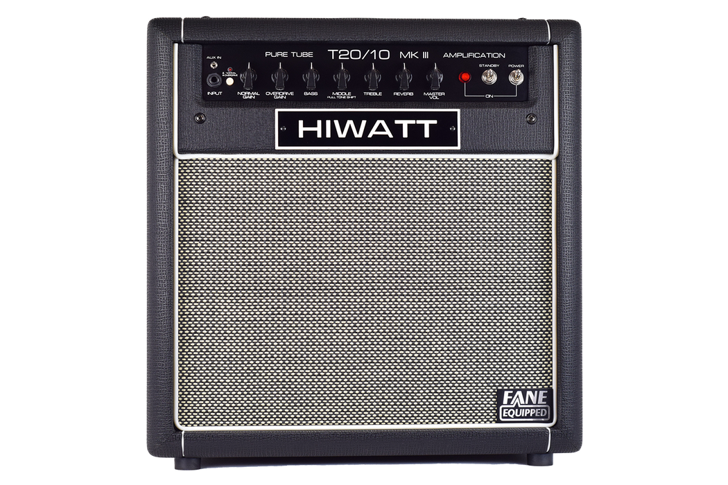 Hiwatt T20/10C SWITCHABLE 20W/10W COMBO W/ 1X12” OCTAPULSE SPEAKER & TRUE-SPRING REVERB - Guitar Warehouse