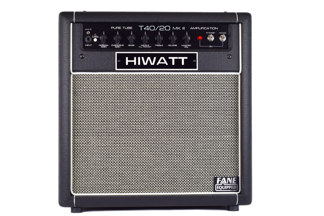 Hiwatt T40/20C112 SWITCHABLE 40W/20W COMBO W/ 1X12” OCTAPULSE SPEAKER & TRUE-SPRING REVERB - Guitar Warehouse