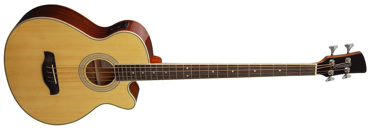 Brunswick Electro Acoustic Bass - Natural - Guitar Warehouse