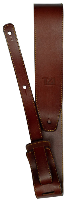 Brown Premium Leather Guitar Strap - TGI - Guitar Warehouse