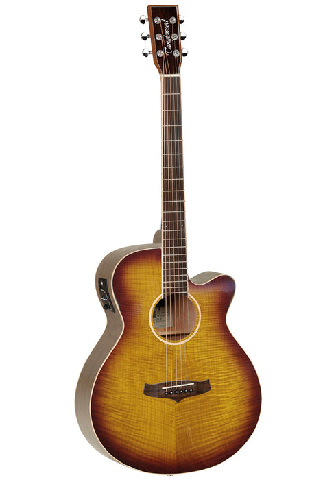 Tanglewood Winterleaf Super Folk Flamed Spruce Electro Acoustic TW4 E FM - Guitar Warehouse