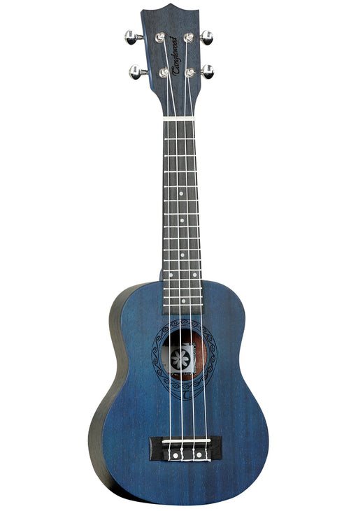 Tanglewood Soprano Ukulele All Mahogany Denim Blue Satin - Guitar Warehouse