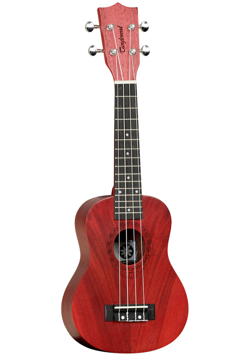 Tanglewood Soprano Ukulele All Mahogany,  Red Satin - Guitar Warehouse