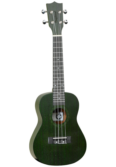 Tanglewood Concert Ukulele All Mahogany Forest Green Satin - Guitar Warehouse